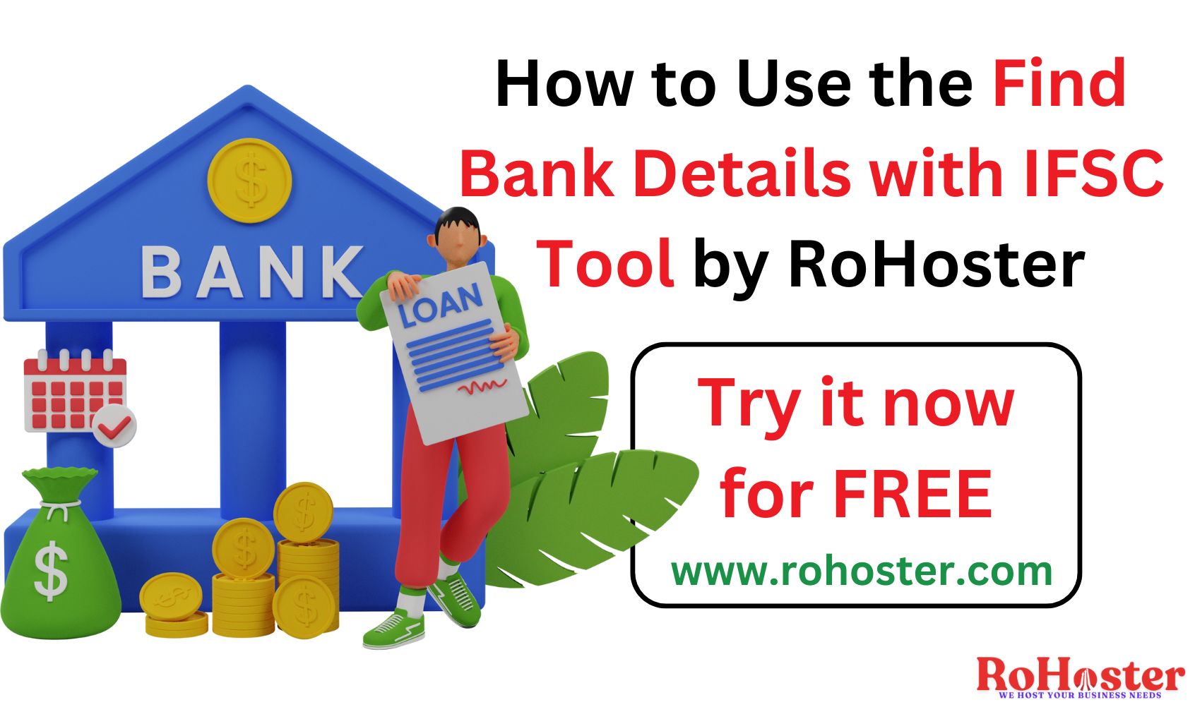 How to Use the “Find Bank Details with IFSC” Tool by RoHoster